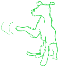 しま動物病院:犬・イラスト